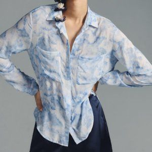 Anthropologie Cloth & Stone Cloud Buttondown Shirt XL